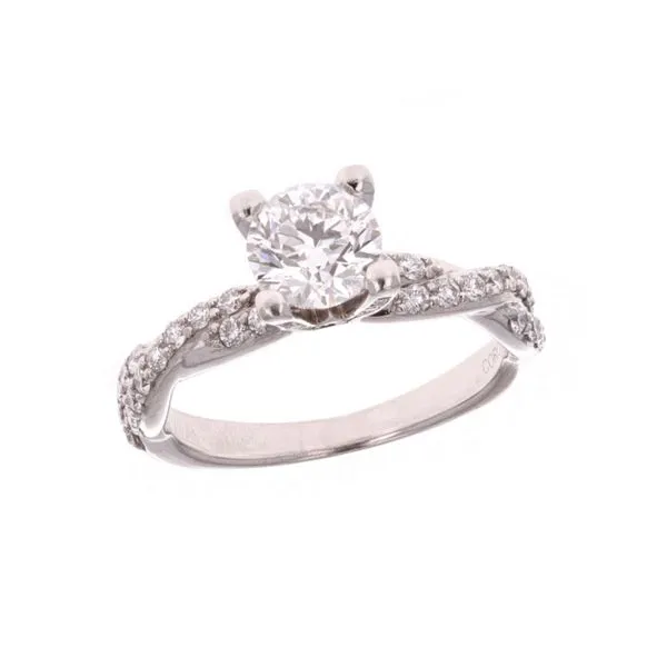 18KT White Gold 1.55ctw Canadian Diamond Estate Engagement Ring Harmony Jewellers Grimsby, ON