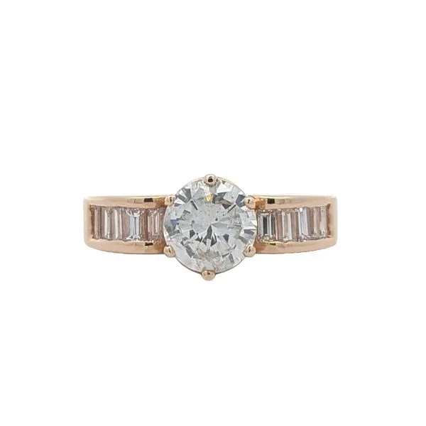 14KT Yellow Gold 1.76ctw Diamond Estate Engagement Ring Harmony Jewellers Grimsby, ON
