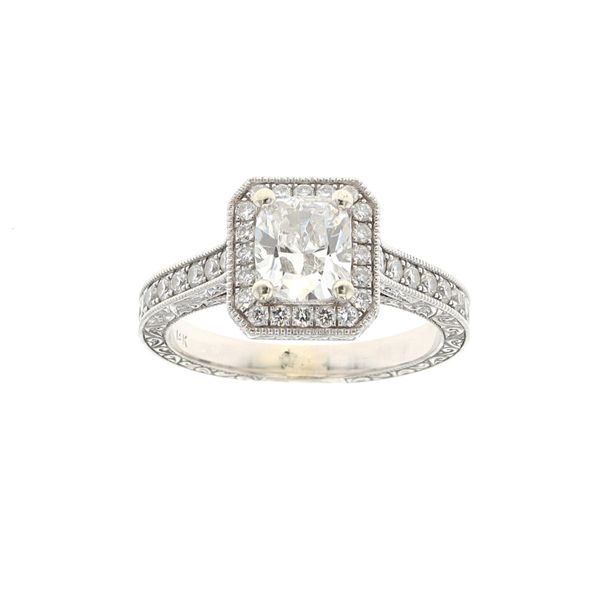 14KT White Gold 1.67ctw Diamond Estate Engagement Ring Harmony Jewellers Grimsby, ON