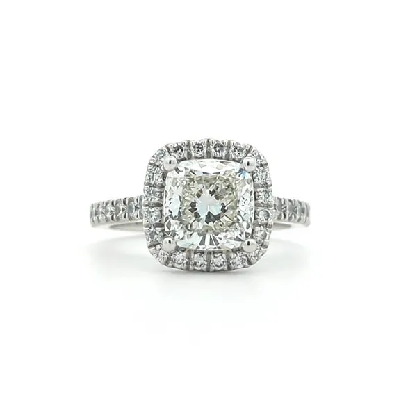 18KT White Gold 2.68ctw Diamond Estate Engagement Ring Harmony Jewellers Grimsby, ON