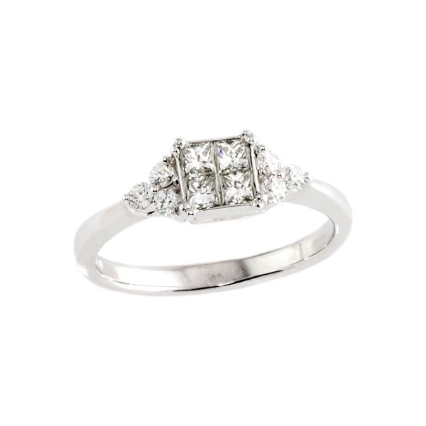 14KT White Gold 0.54ctw Diamond Estate Engagement Ring Harmony Jewellers Grimsby, ON
