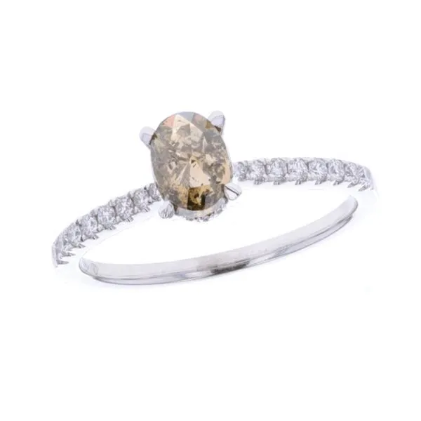 18KT White Gold 1.10ctw Diamond Estate Engagement Ring Harmony Jewellers Grimsby, ON