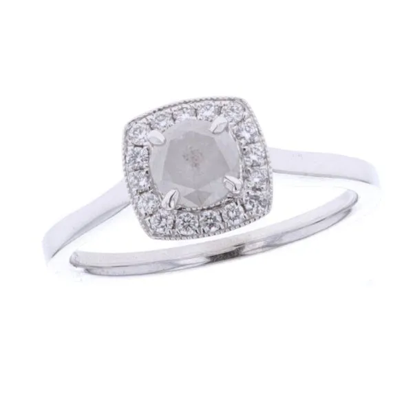 18KT White Gold 0.69ctw Diamond Estate Engagement Ring Harmony Jewellers Grimsby, ON