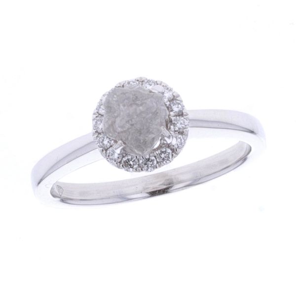 18KT White Gold 1.56ctw Diamond Estate Engagement Ring Harmony Jewellers Grimsby, ON