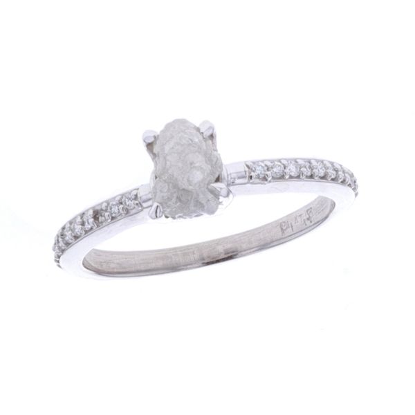 Platinum 0.90ctw Diamond Estate Engagement Ring Harmony Jewellers Grimsby, ON