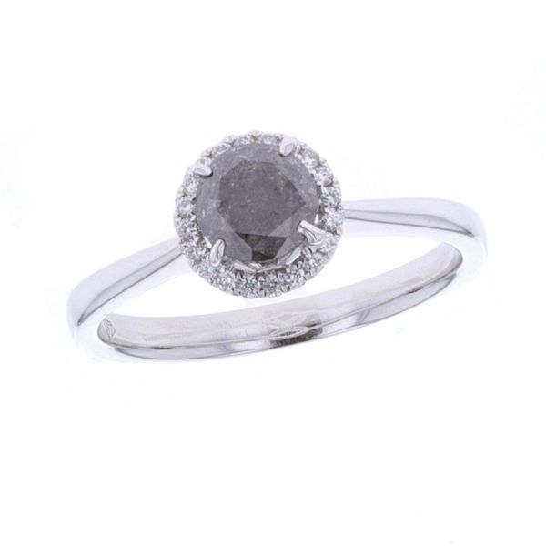 18KT White Gold 0.96ctw Diamond Estate Engagement Ring Harmony Jewellers Grimsby, ON