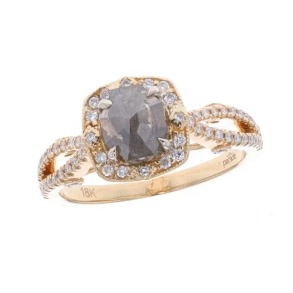 18KT Yellow Gold 1.55ctw Diamond Estate Engagement Ring Harmony Jewellers Grimsby, ON