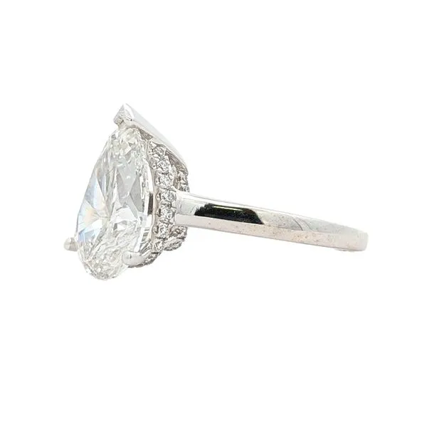 18KT White Gold 3.32ctw Lab-Grown Diamond Engagement Ring Image 2 Harmony Jewellers Grimsby, ON