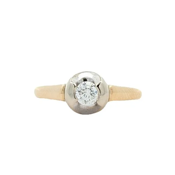 14KT Yellow and White Gold 0.30ctw Diamond Estate Engagement Ring Harmony Jewellers Grimsby, ON