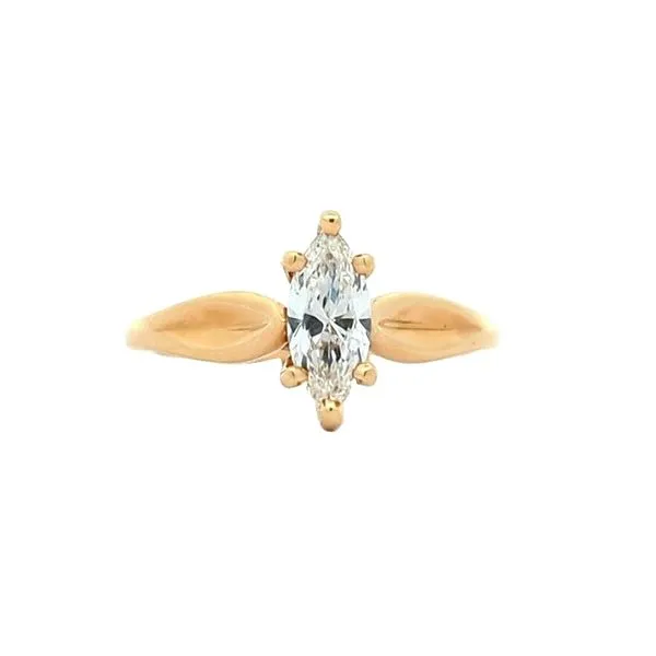 18KT Yellow Gold 0.50ctw Diamond Solitaire Estate Engagement Ring Harmony Jewellers Grimsby, ON