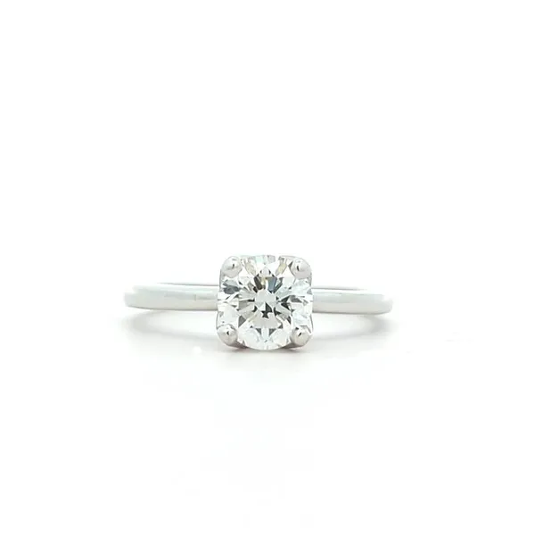 Platinum 1.00ctw Diamond Estate Engagement Ring Harmony Jewellers Grimsby, ON