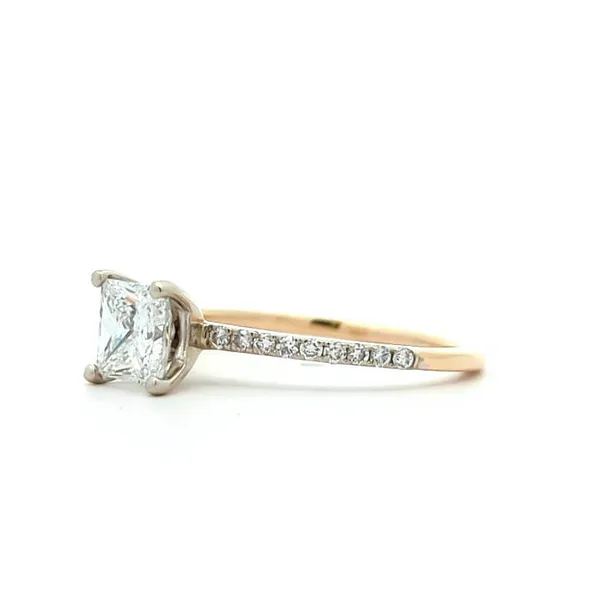 18KT Yellow and White Gold 1.11ctw Diamond Engagement Ring Image 2 Harmony Jewellers Grimsby, ON