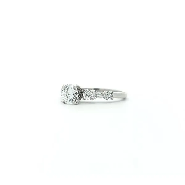 18KT White Gold 1.04ctw Lab Grown Diamond Engagement Ring Image 2 Harmony Jewellers Grimsby, ON