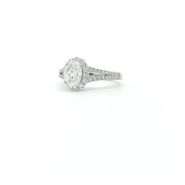 18KT White Gold 1.55ctw Lab Grown Diamond Engagement Ring Image 2 Harmony Jewellers Grimsby, ON