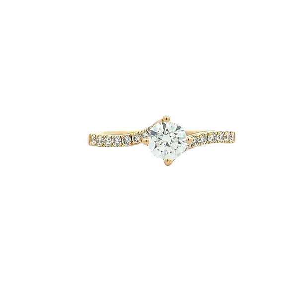 18KT Yellow Gold 0.61ctw Lab Grown Diamond Engagement Ring Harmony Jewellers Grimsby, ON