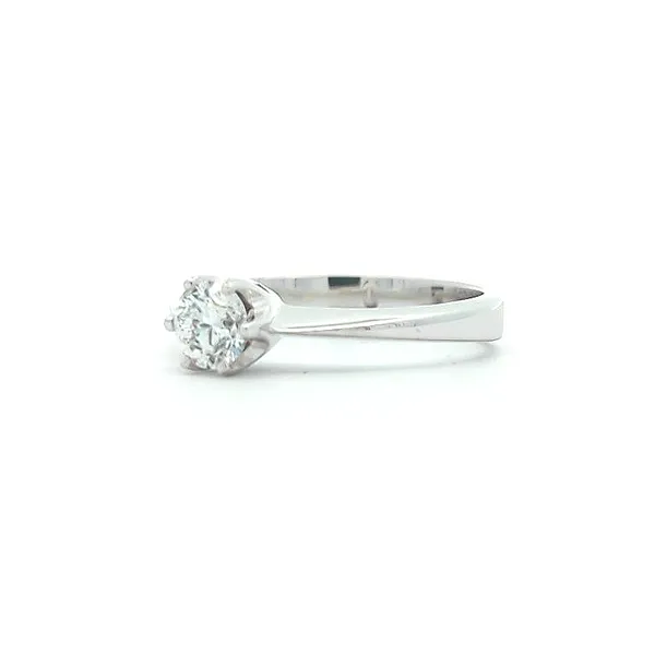 14KT White Gold 0.43ctw Lab Grown Diamond Solitaire Engagement Ring Image 2 Harmony Jewellers Grimsby, ON