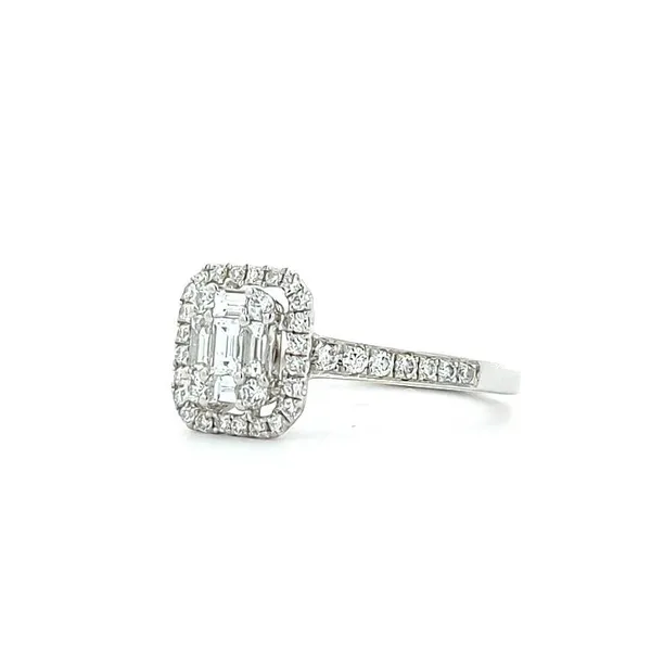 18KT White Gold 0.58ctw Diamond Estate Ring Image 2 Harmony Jewellers Grimsby, ON