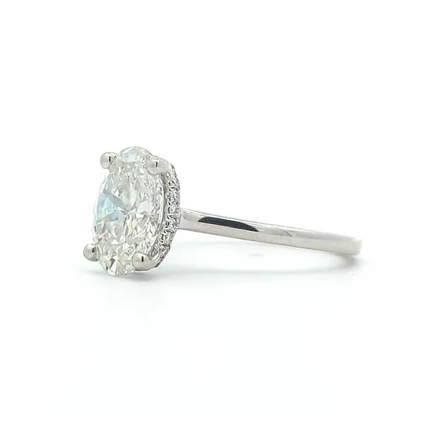 18KT White Gold 2.51ctw Lab Grown Diamond Engagement Ring Image 2 Harmony Jewellers Grimsby, ON
