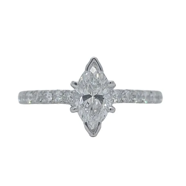 18KT White Gold 0.88ctw Diamond Estate Engagement Ring Harmony Jewellers Grimsby, ON
