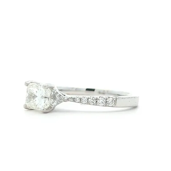 18KT White Gold 1.23ctw Diamond Engagement Ring Image 2 Harmony Jewellers Grimsby, ON