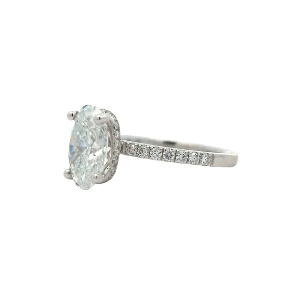 18KT White Gold 2.81ctw Lab Grown Diamond Engagement Ring Image 2 Harmony Jewellers Grimsby, ON