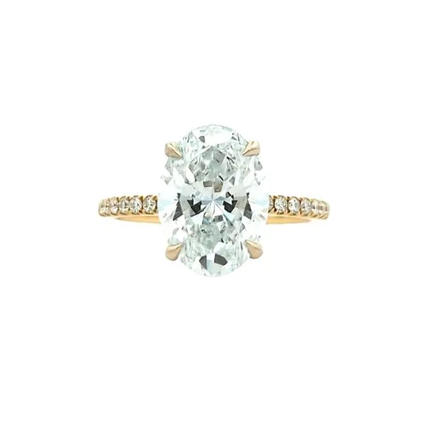 18KT Yellow Gold 3.93ctw Lab Grown Diamond Engagement Ring Harmony Jewellers Grimsby, ON