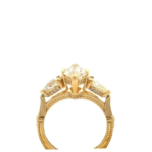 18KT Yellow Gold 2.44ctw Lab Grown Diamond Engagement Ring Image 3 Harmony Jewellers Grimsby, ON