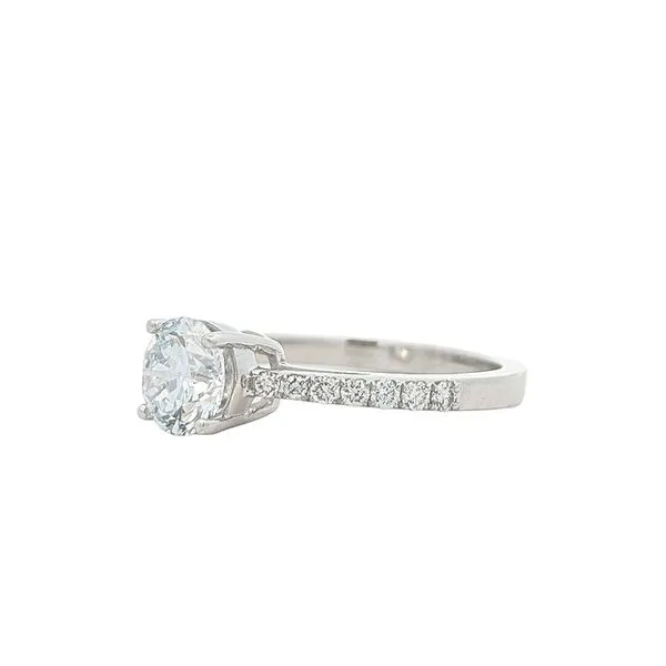 14KT White Gold 1.30ctw Lab Grown Diamond Engagement Ring Image 2 Harmony Jewellers Grimsby, ON