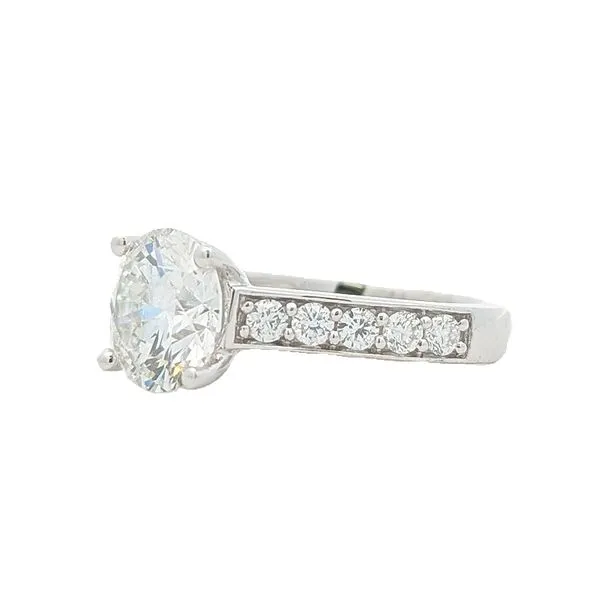 18KT White Gold 3.64ctw Lab Grown Diamond Engagement Ring Image 2 Harmony Jewellers Grimsby, ON