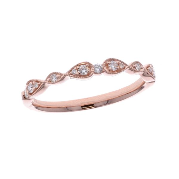 14KT Rose Gold 0.16ctw Diamond Band Harmony Jewellers Grimsby, ON