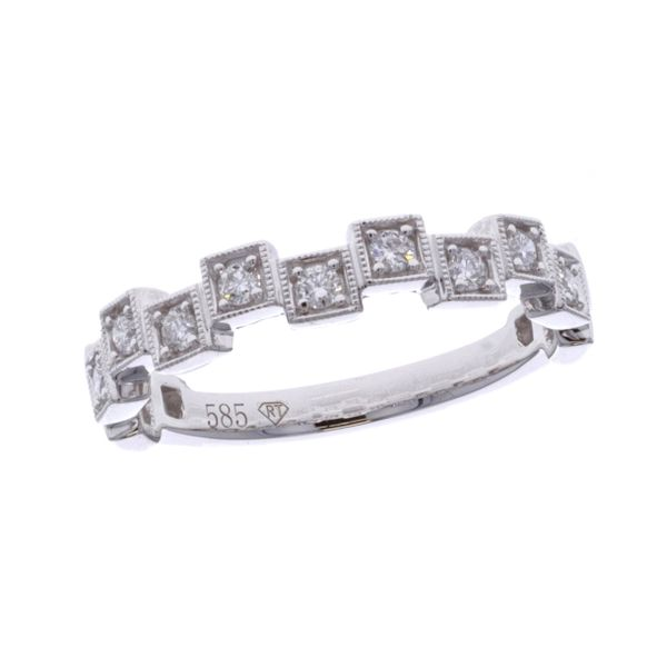 14KT White Gold 0.19ctw Diamond Band Harmony Jewellers Grimsby, ON