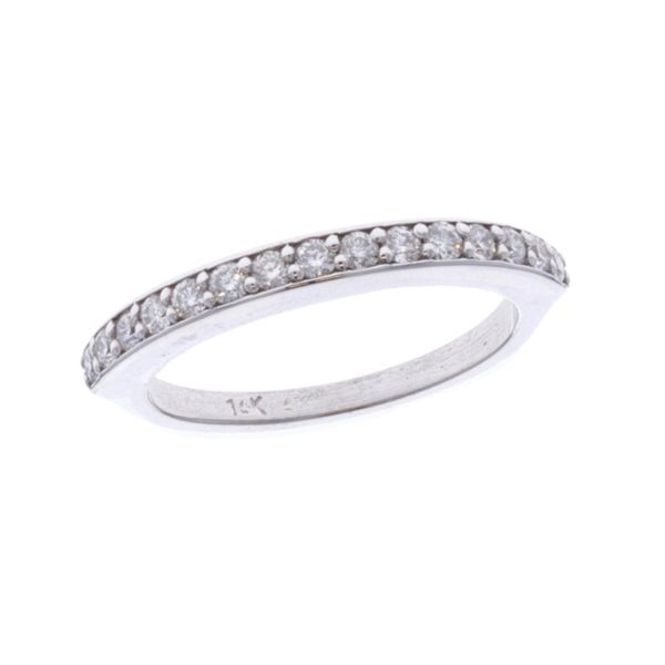 14KT White Gold 0.32ctw Diamond Estate Band Harmony Jewellers Grimsby, ON