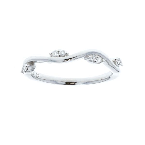 18KT White Gold 0.10ctw Diamond Band Harmony Jewellers Grimsby, ON