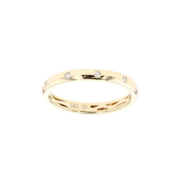 14KT Yellow Gold 0.10ctw Diamond Band Harmony Jewellers Grimsby, ON