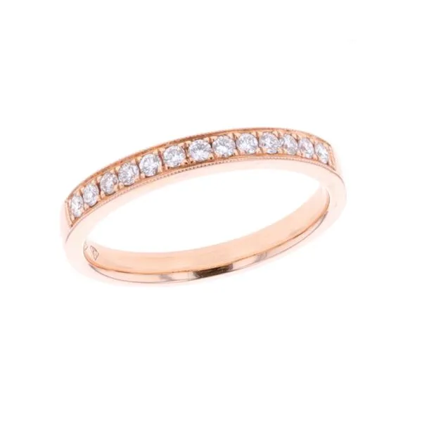 18KT Rose Gold 0.21ctw Diamond Band Harmony Jewellers Grimsby, ON