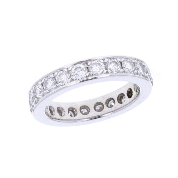18KT White Gold 1.54ctw Diamond Estate Eternity Band Harmony Jewellers Grimsby, ON