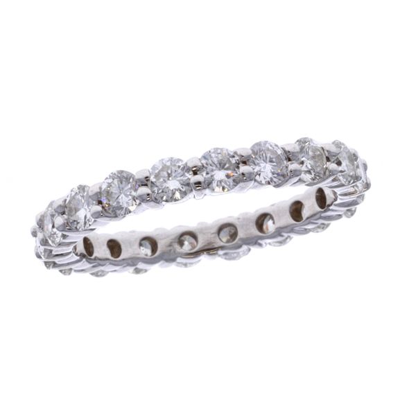 14KT White Gold 1.50ctw Diamond Estate Eternity Band Harmony Jewellers Grimsby, ON