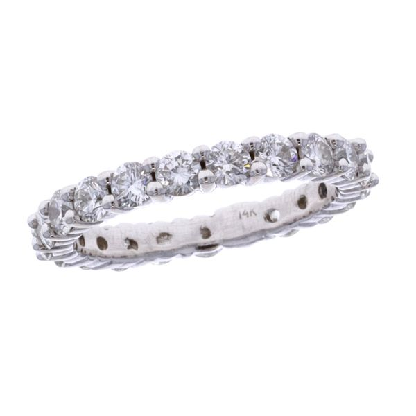 14KT White Gold 1.56ctw Diamond Estate Eternity Band Harmony Jewellers Grimsby, ON