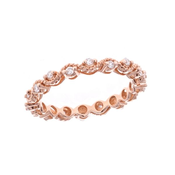 14KT Rose Gold 0.26ctw Diamond Estate Eternity Band Harmony Jewellers Grimsby, ON
