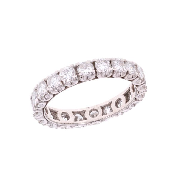 18KT White Gold Diamond Estate Eternity Ring Harmony Jewellers Grimsby, ON