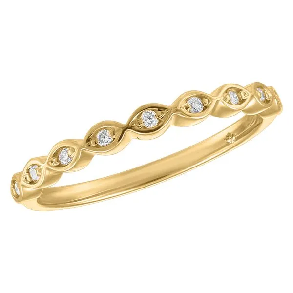 10KT Yellow Gold 0.07ctw Diamond Band Harmony Jewellers Grimsby, ON