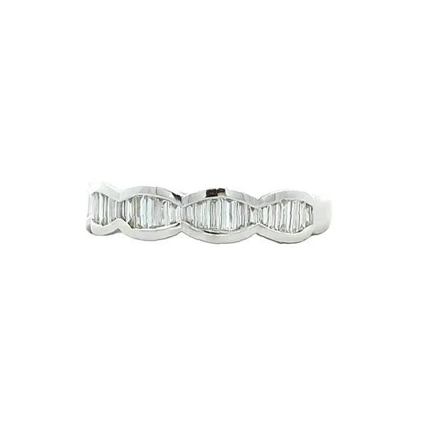 18KT White Gold 0.50ctw Diamond Estate Band Image 2 Harmony Jewellers Grimsby, ON