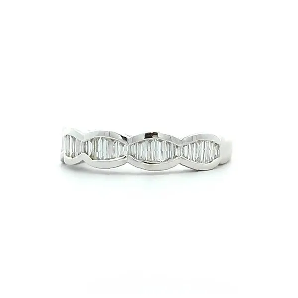18KT White Gold 0.50ctw Diamond Estate Band Image 2 Harmony Jewellers Grimsby, ON