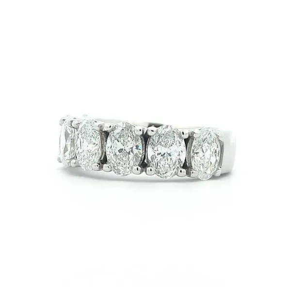 18KT White Gold 3.57ctw Diamond Estate Band Image 2 Harmony Jewellers Grimsby, ON