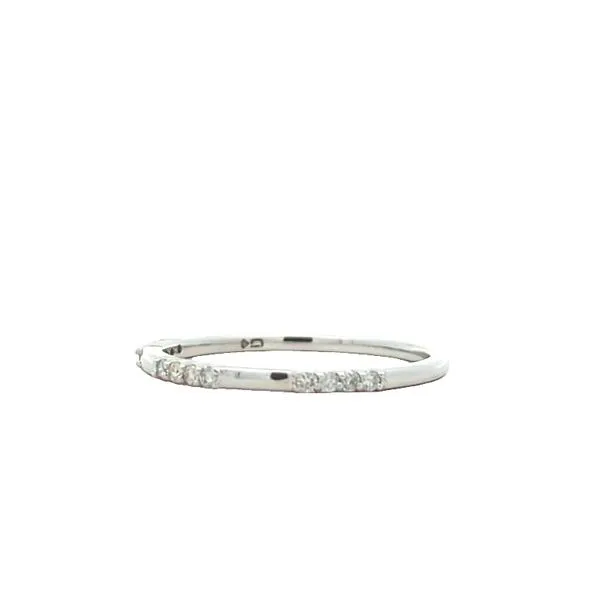 10K White Gold 0.10 TWT Diamond Band Image 2 Harmony Jewellers Grimsby, ON