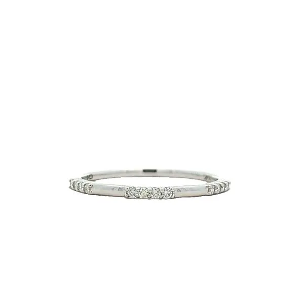 10K White Gold 0.10 TWT Diamond Band Harmony Jewellers Grimsby, ON