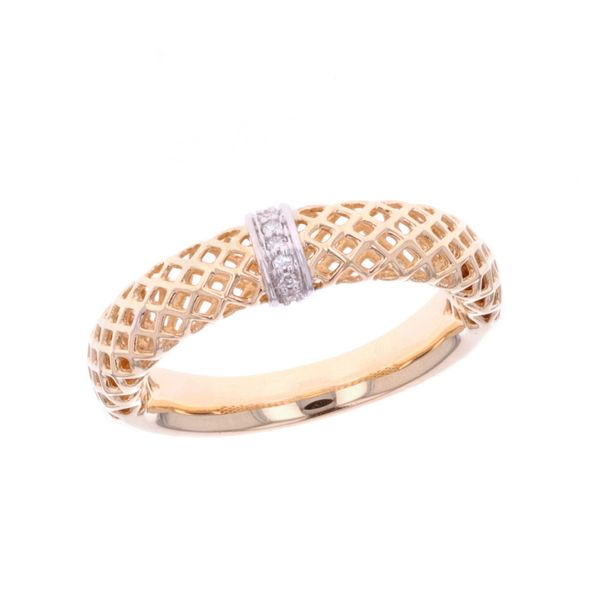 10KT Yellow Gold Diamond Mesh Ring Harmony Jewellers Grimsby, ON