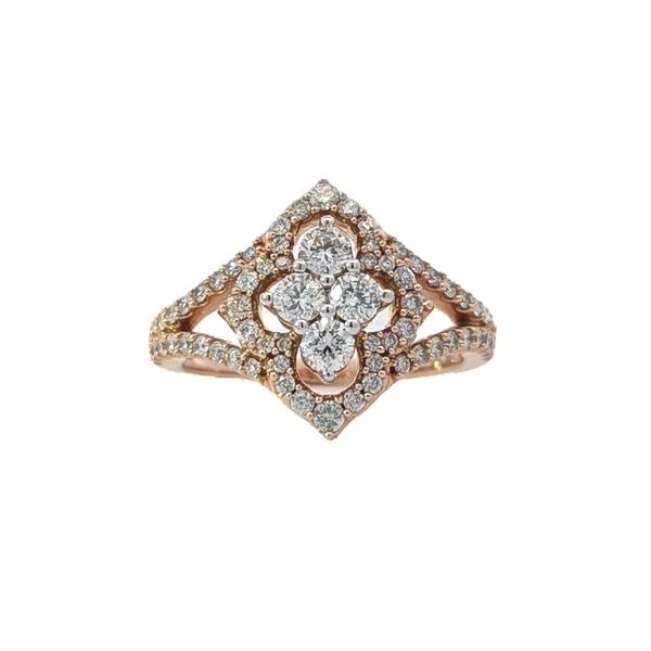 14KT Rose Gold 1.00ctw Diamond Ring similar item image