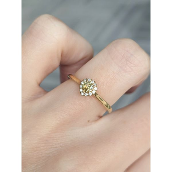 18KT Yellow Gold 0.26ctw Diamond Ring Image 4 Harmony Jewellers Grimsby, ON