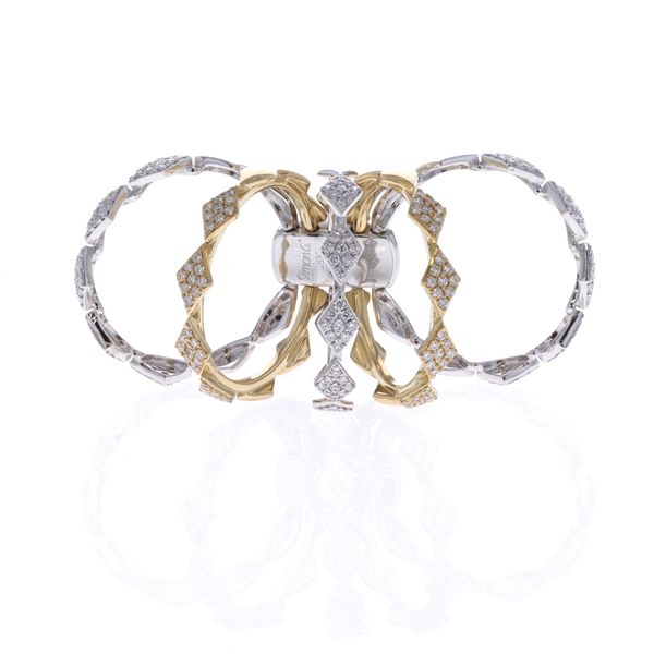 Simon G - 18KT Yellow and White Gold 0.77ctw Diamond Ring Image 2 Harmony Jewellers Grimsby, ON